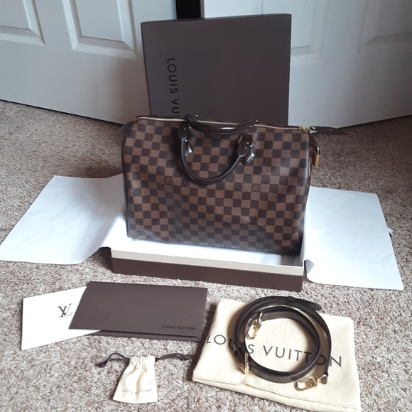 ❤TRADED❤ Louis Vuitton Speedy 35 ❤ - Picture 2 of 15